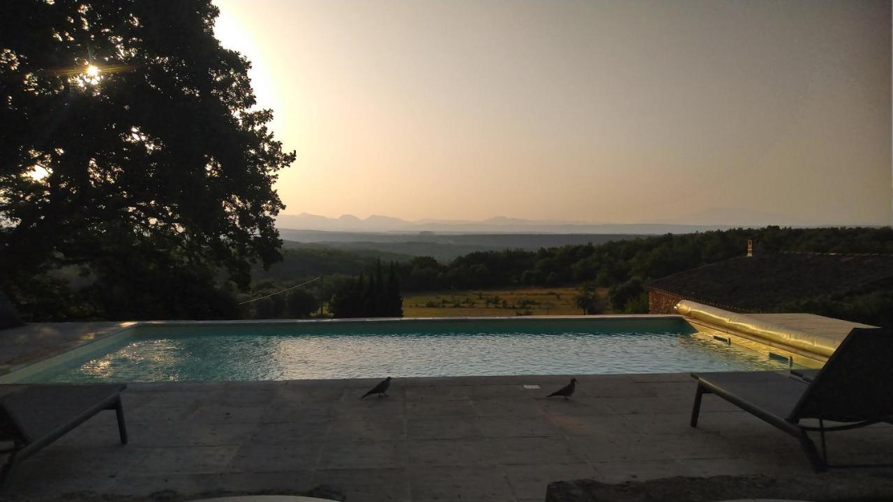 La Ferme Les Eybrachas Hotel Réauville Buitenkant foto