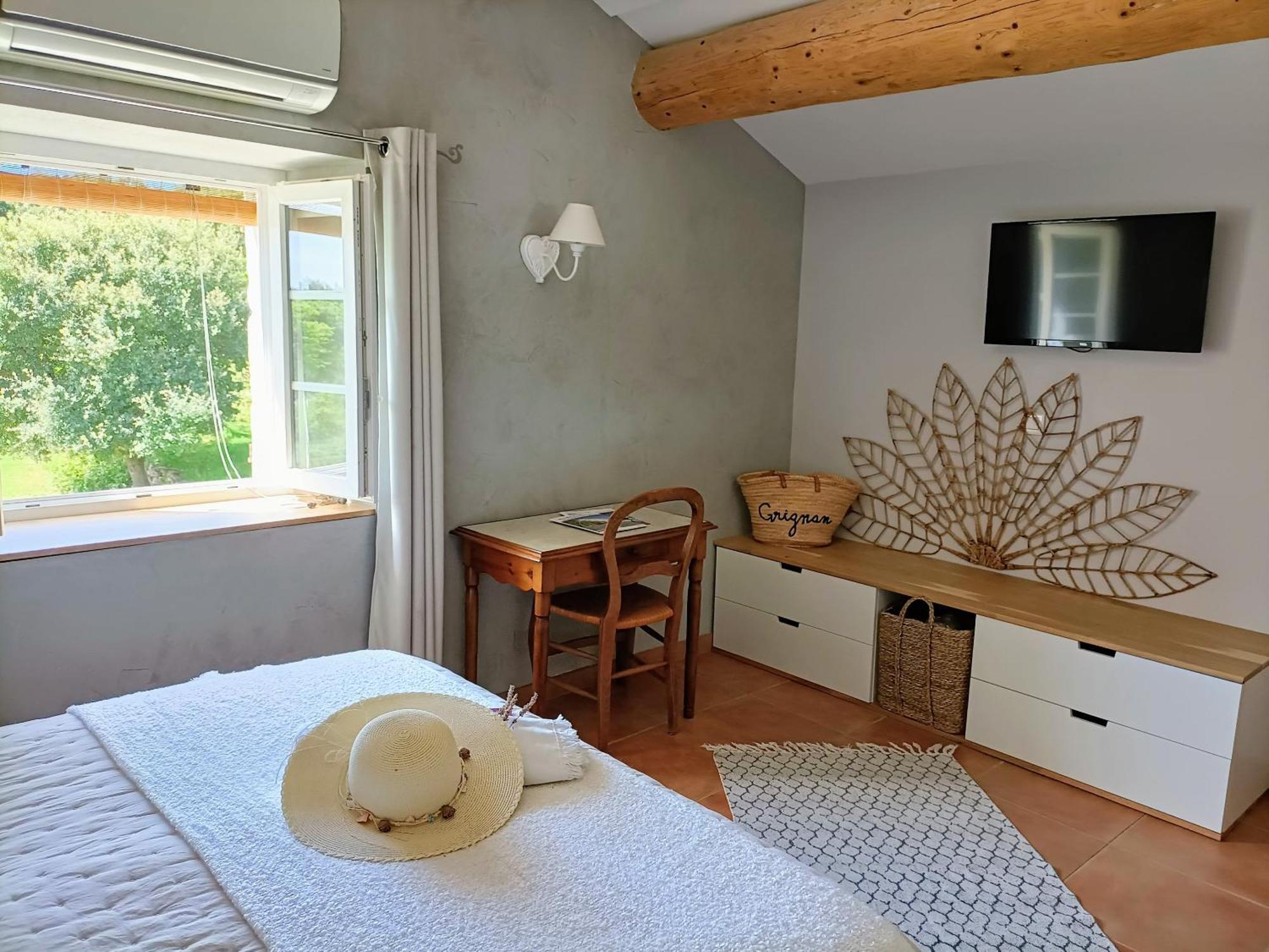 La Ferme Les Eybrachas Hotel Réauville Kamer foto